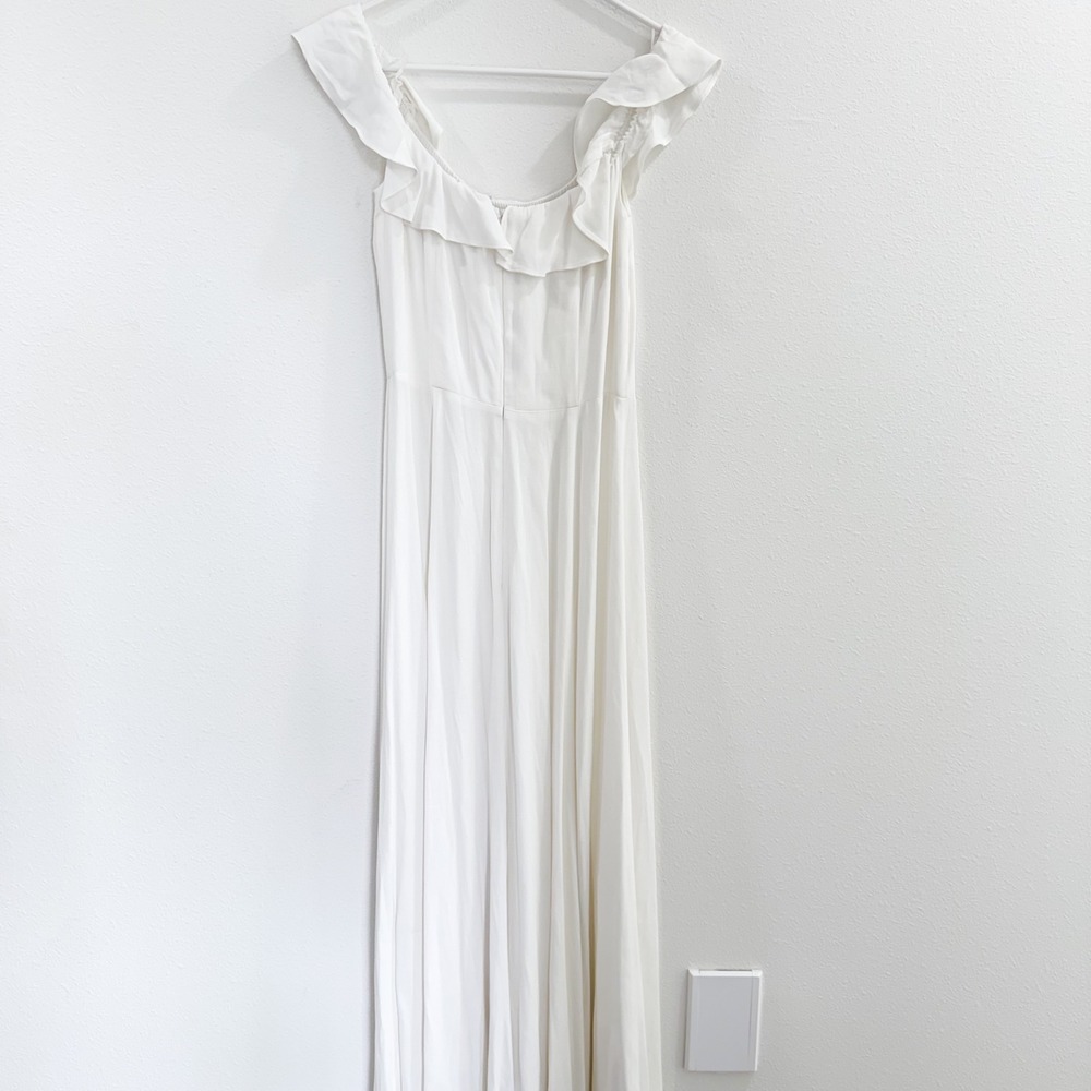 NWT Reformation Verbena White Wedding Bridal Formal Boho Fairy Dress 6 - Picture 5 of 9